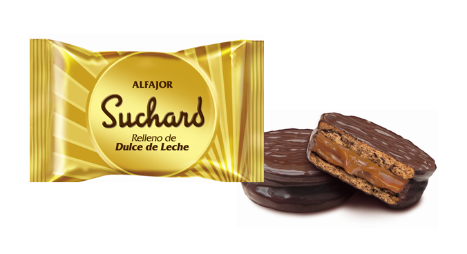 Alfajor Suchard Dulce de leche
