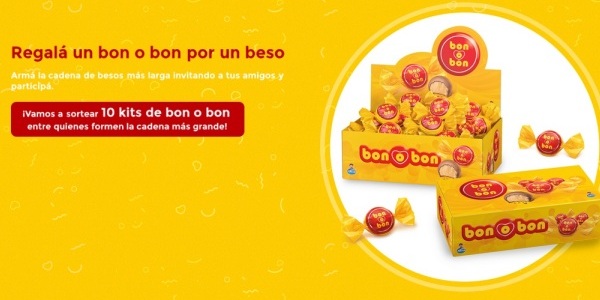 Promo Besos conectados Bon o Bon