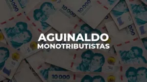 AGUINALDO MONOTRIBUTISTAS