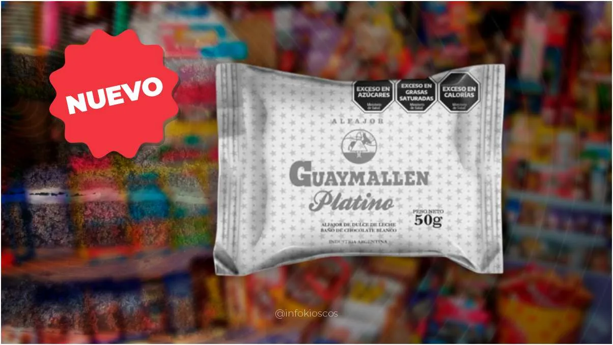 Nuevo alfajor Guaymallén Platino: chocolate suizo, cacao negro