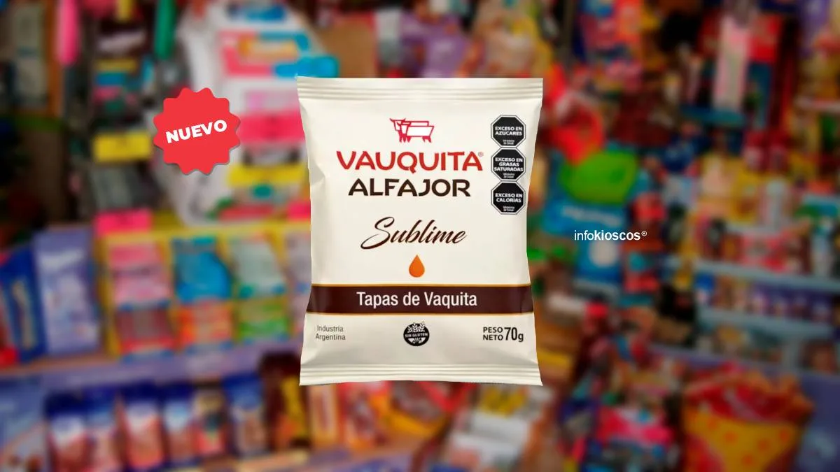 De golosina a alfajor: el nuevo Vauquita Sublime con tapas Vauquita