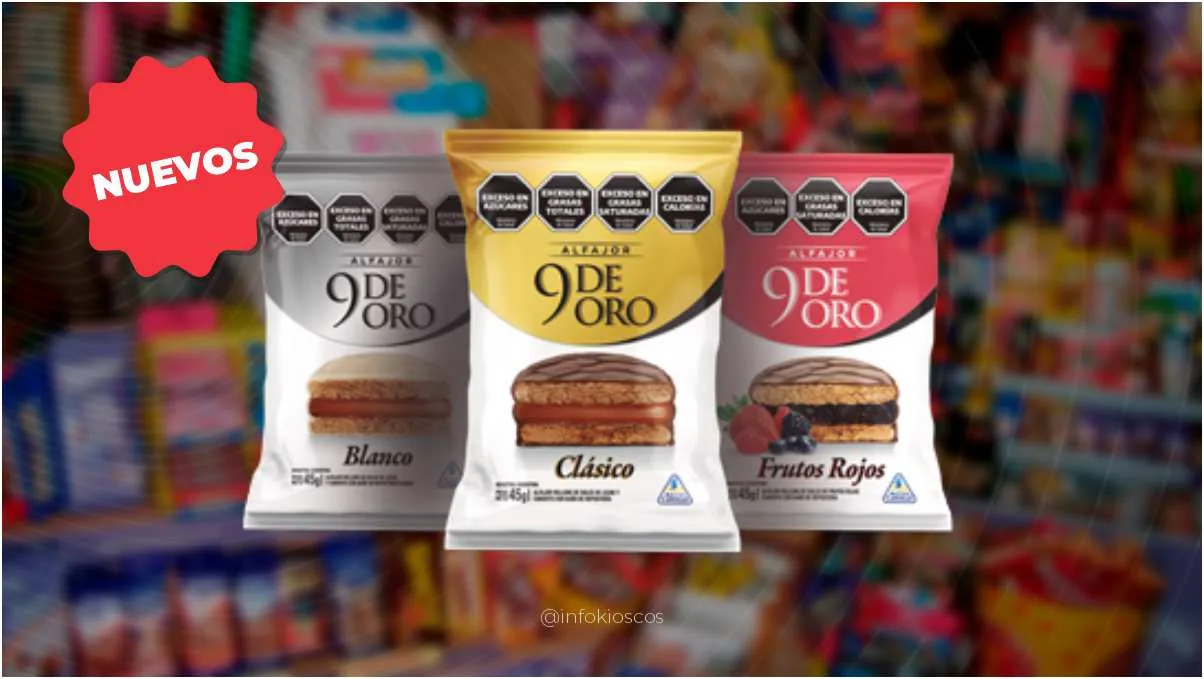 Molino Cañuelas lanza los nuevos alfajores 9 de Oro