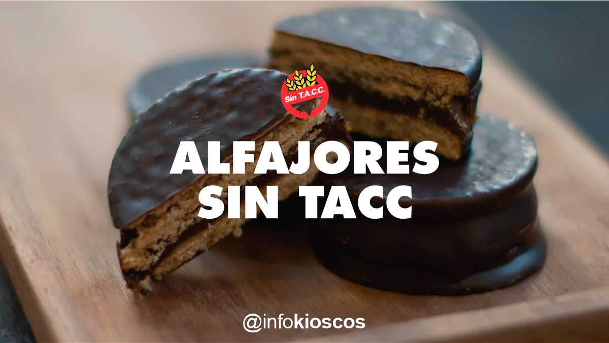 Alfajores SIN TACC que podés tener en tu kiosco