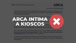 arca notifica a kioscos
