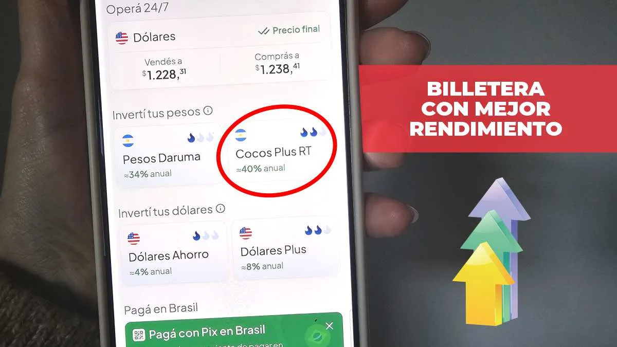 Billeteras virtuales con mejor RENDIMIENTO diario en julio 2025
