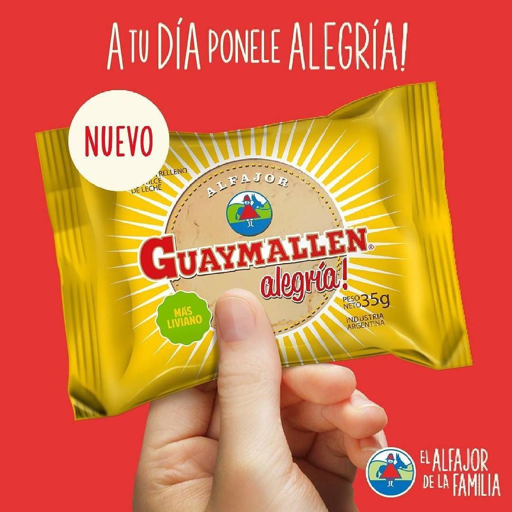 Nuevo alfajor Guaymallen Alegría