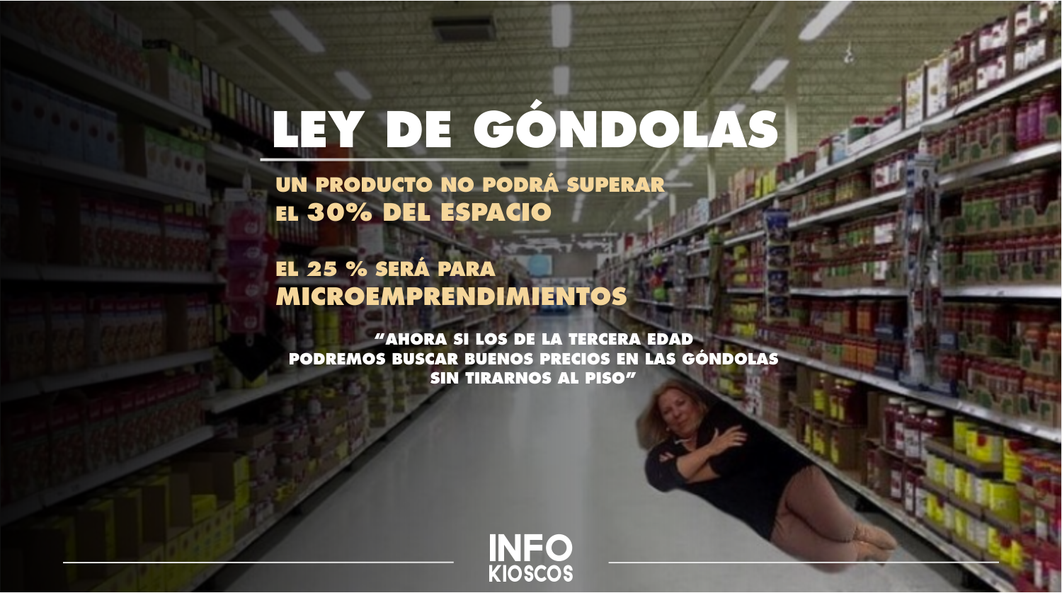 De qúe trata de la Ley de Góndolas que aprobó Diputados
