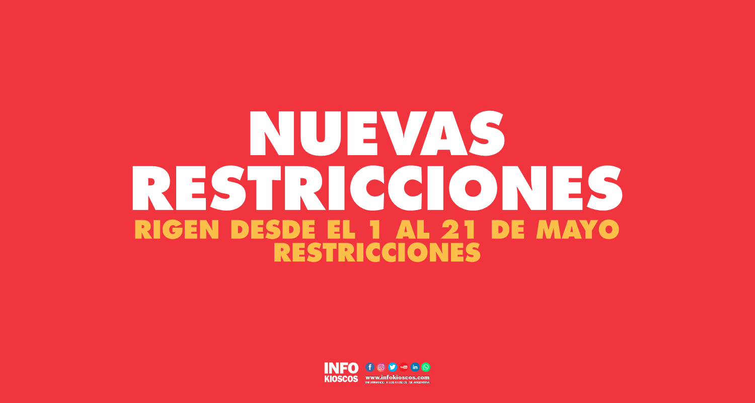 Se extienden las restricciones hasta el 21 de mayo con algunos cambios