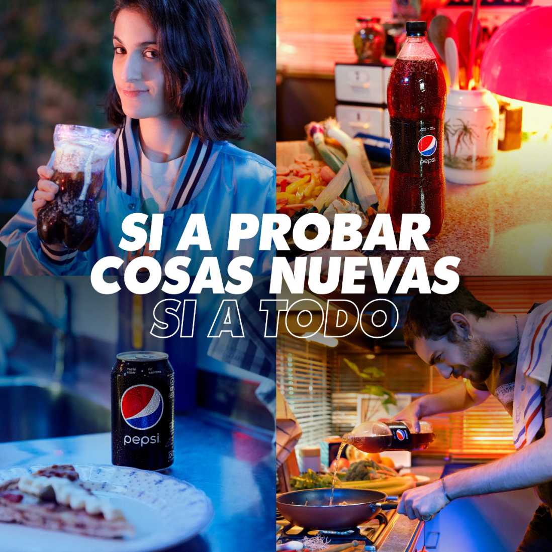 Pepsi® dice «Sí a todo» y te acompaña a probar cosas nuevas 