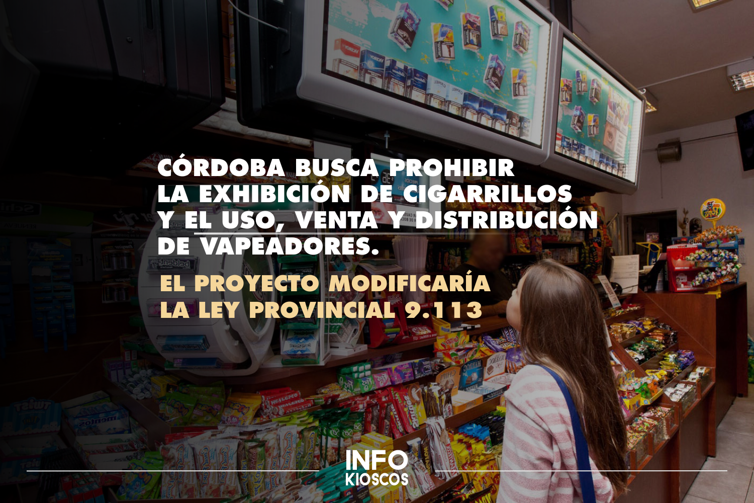 Córdoba busca prohibir la exhibición de cigarrillos y el uso de vapeadores