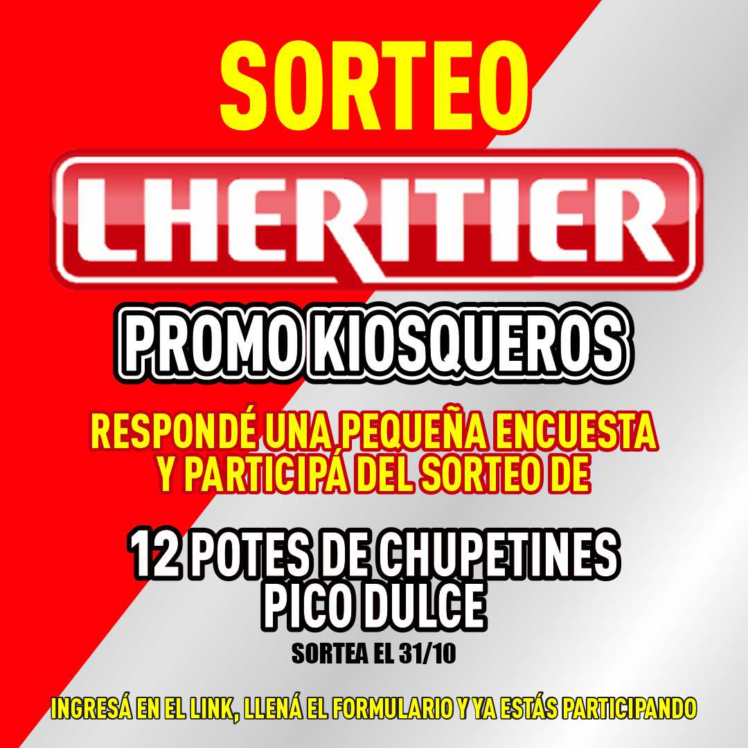 Lheritier lanza la Promo Kiosqueros con un gran sorteo de Pico Dulce