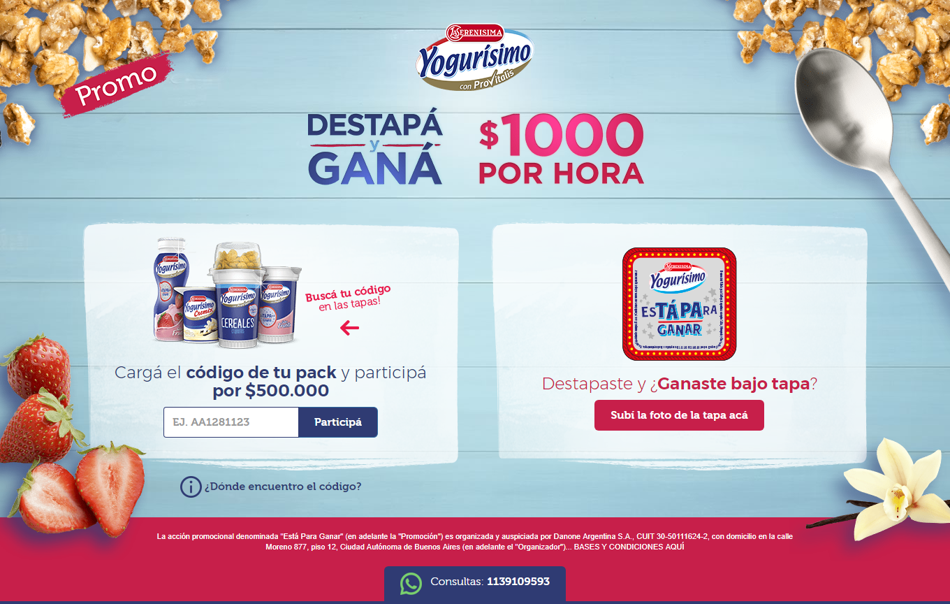 Destapá y ganá | Promo Yogurísimo Está para ganar