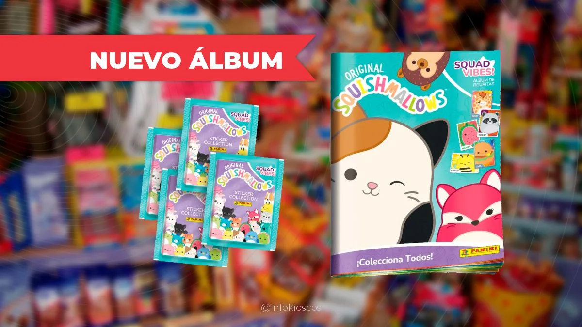 álbum de figuritas Squishmallows