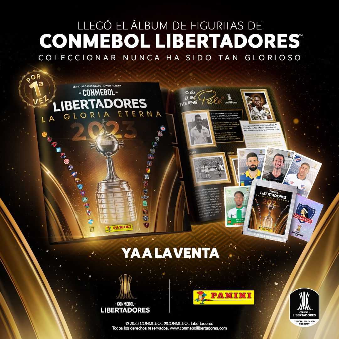 Nuevo álbum de figuritas Panini Conmebol Libertadores