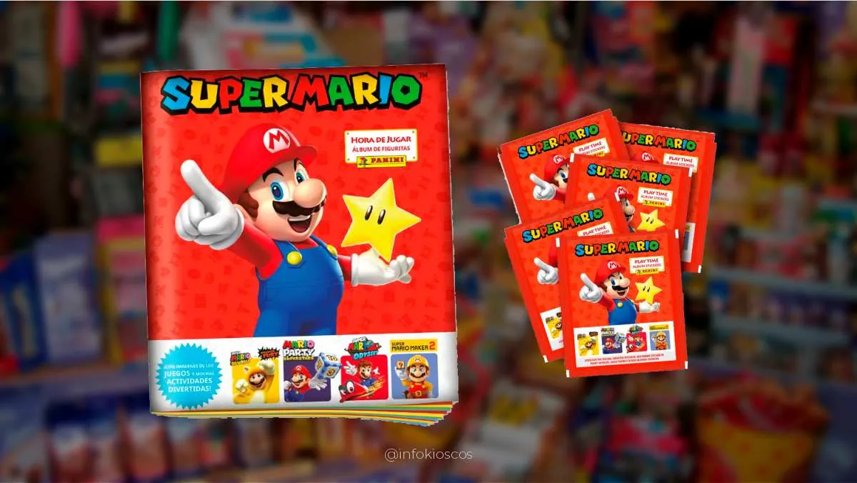 Super Mario ahora tiene su propio álbum de figuritas Panini