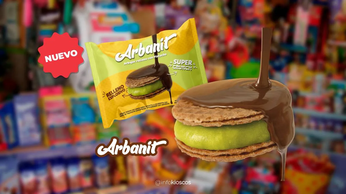 De ganar el oro a romperla en kioscos: el nuevo alfajor de pistacho de Arbanit