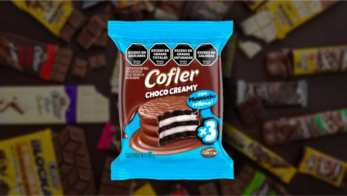 Nuevo alfajor Cofler Choco Creamy: triple, irresistible y con muuucho relleno