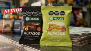 Felices Las Vacas lanzó dos alfajores: pistacho blanco y mousse de avellanas