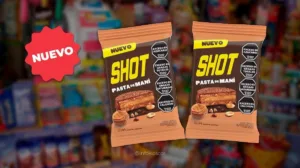 Alfajor Shot con pasta de maní