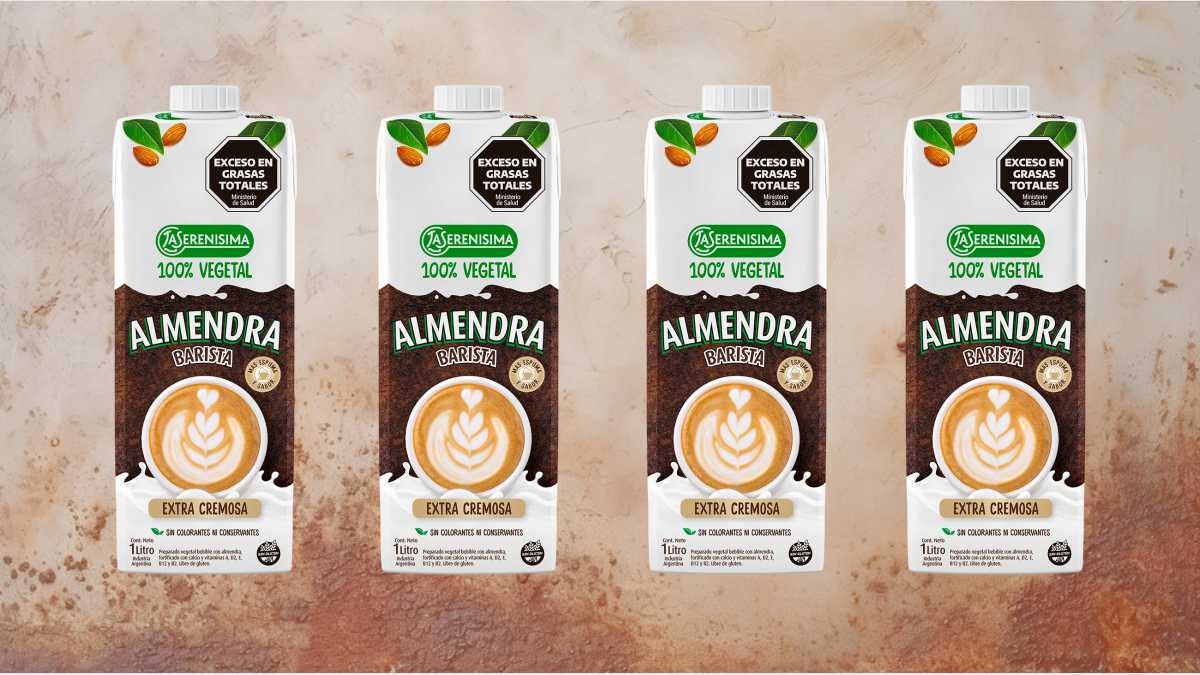 La Serenísima presenta su nueva bebida vegetal Barista: Almendra Extra Cremosa