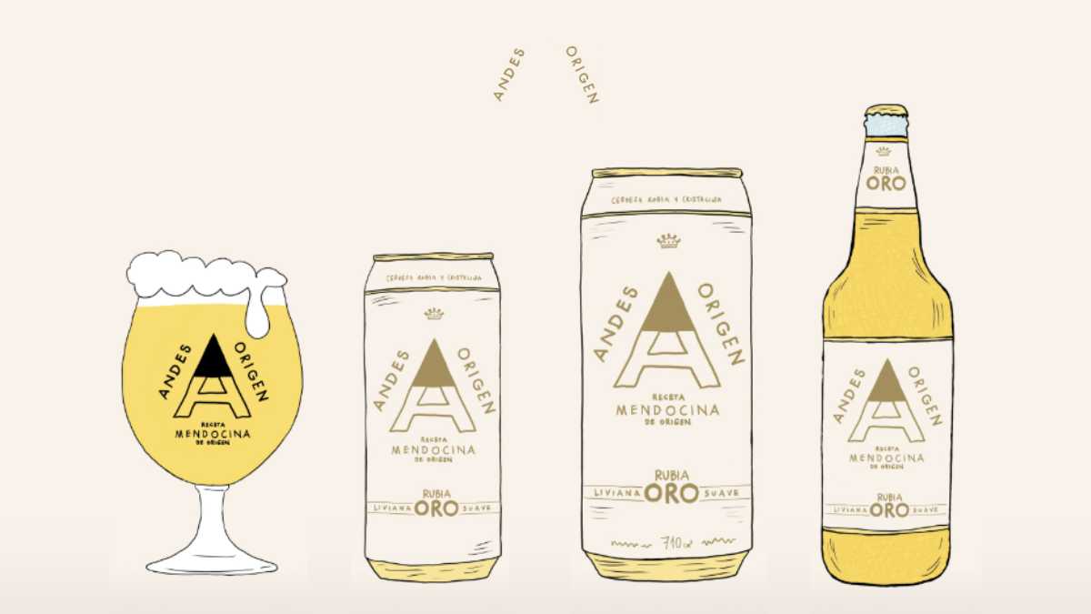 Andes Origen presenta su nueva cerveza Rubia Oro: suave, dorada y única