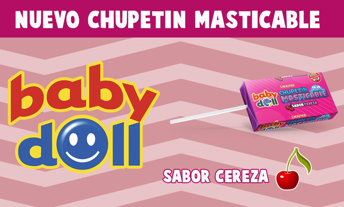 Nuevo chupetín masticable Baby Doll de Lheritier