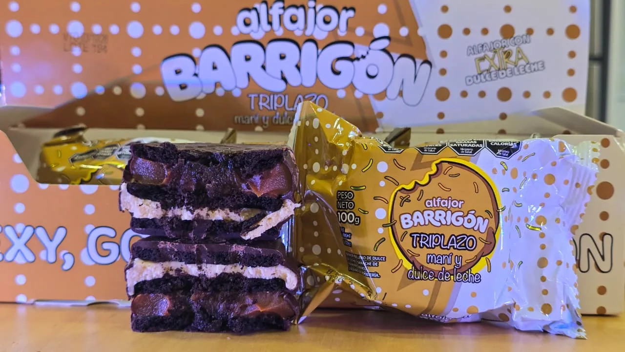 Alfajor Barrigón y los dos alfajores que la rompen: Triplazo de maní y crema