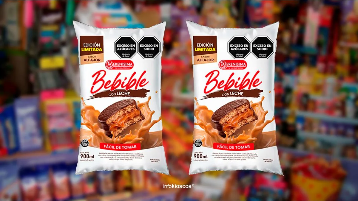 ALFAJOR: La Serenísima sumó un Bebible sabor alfajor de edición limitada