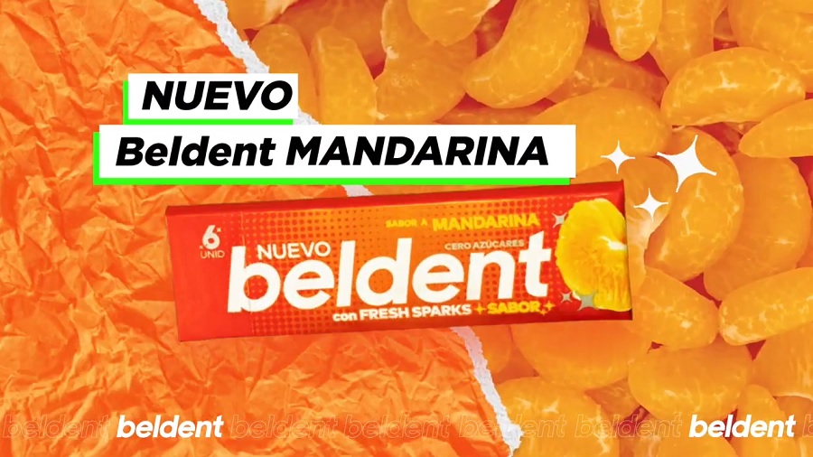 Nuevo Beldent Mandarina
