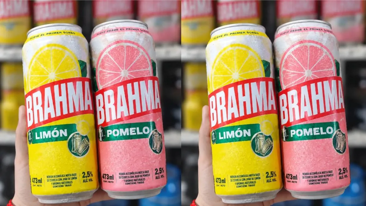 BRAHMA DULCE: lanzan la nueva Brahma Pomelo y Limón que son furor