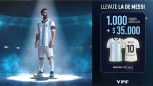 YPF lanza la nueva promo para llevarte la exclusiva camiseta de Lionel Messi
