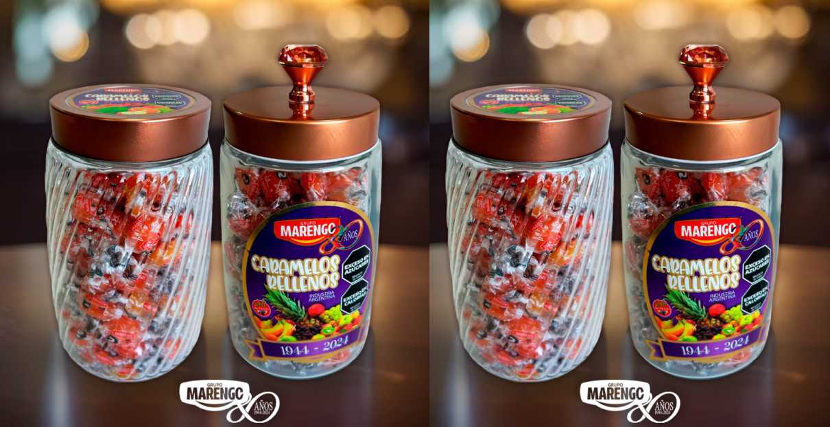 Golosinas Marengo celebra 80 años con los nuevos frascos carameleros de edición limitada