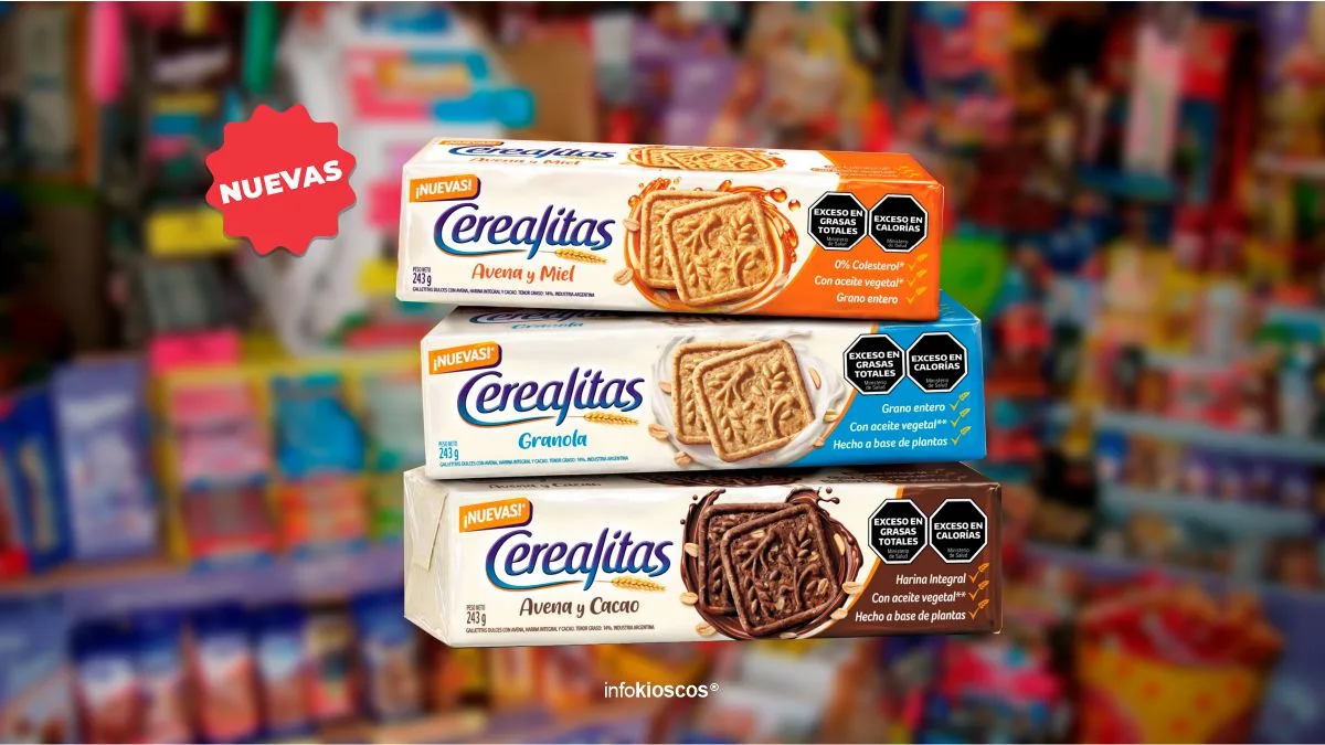 CEREALITAS: Así son los nuevos paquetes dulces de Avena y Miel, Granola y Avena y cacao