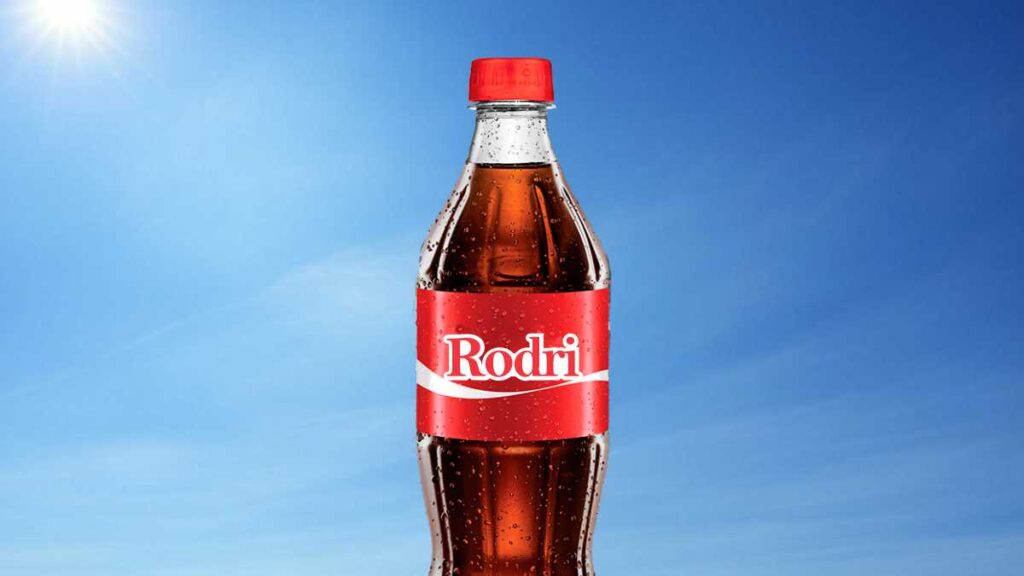 Botellas de coca cola con nombres