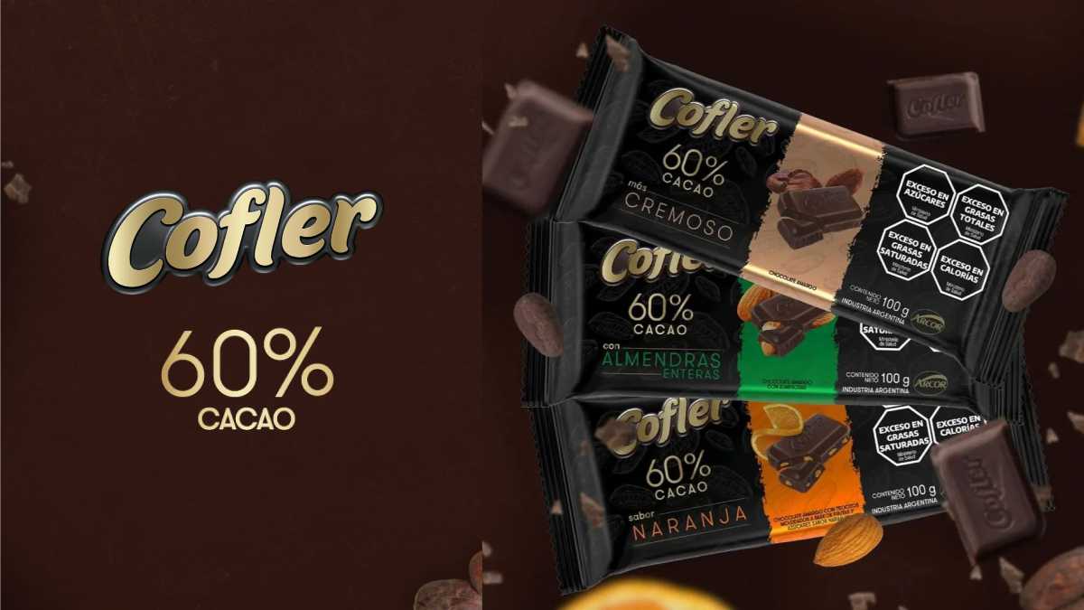 Arcor lanza el nuevo Cofler 60% cacao, la intensidad perfecta para los paladares más exigentes