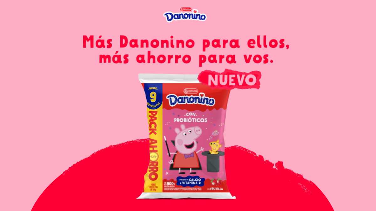 Danonino presenta su nuevo yogur bebible en sachet de 900 ml
