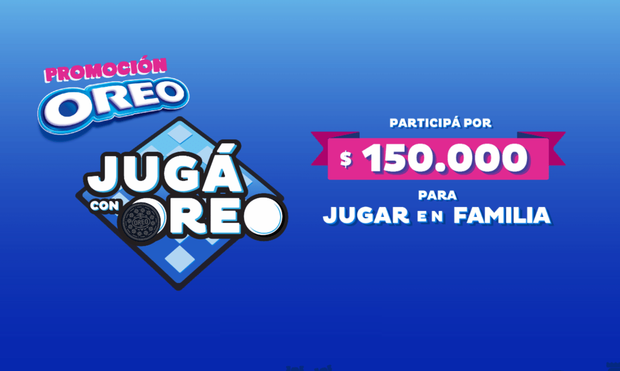 Promo Jugá con Oreo para jugar en familia