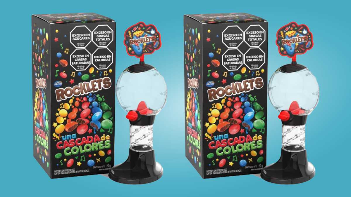 Arcor lanza el nuevo dispenser «Cascada de Colores» A Todo Rocklets