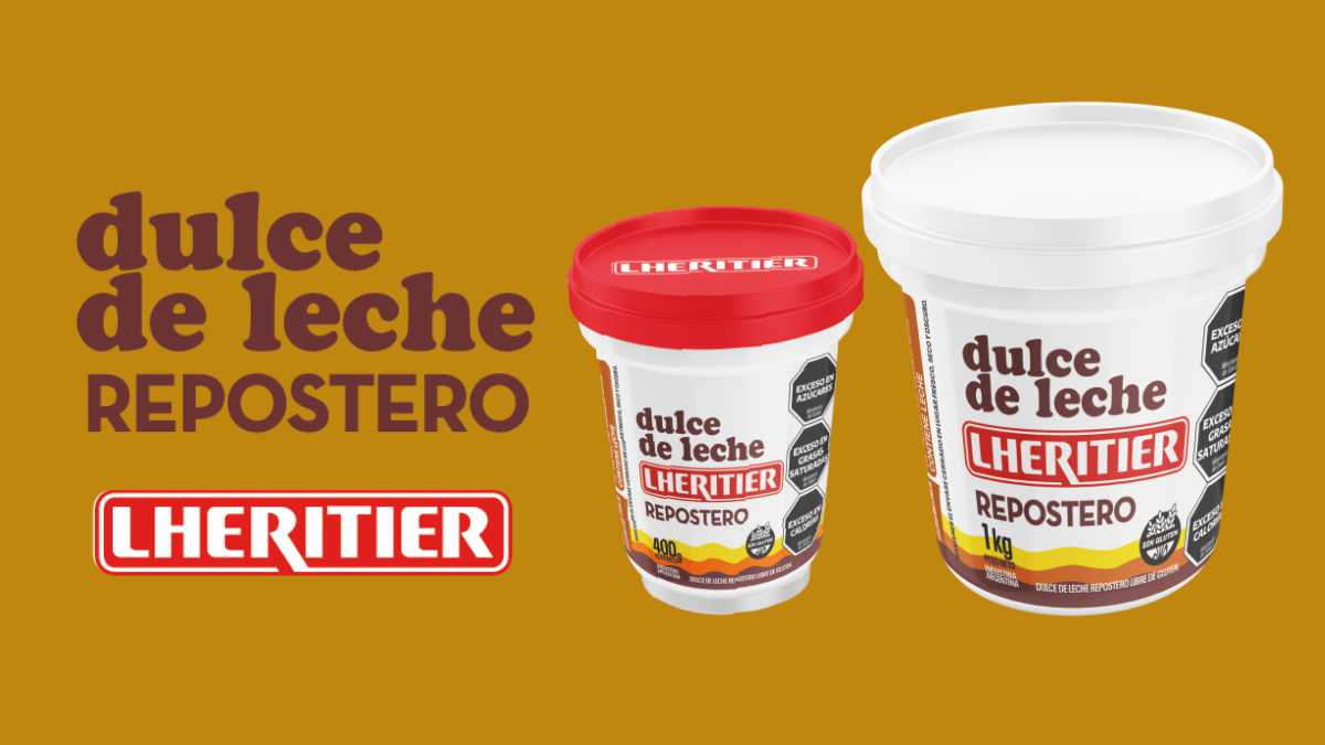 Lanzamiento exclusivo del dulce de leche repostero Lheritier