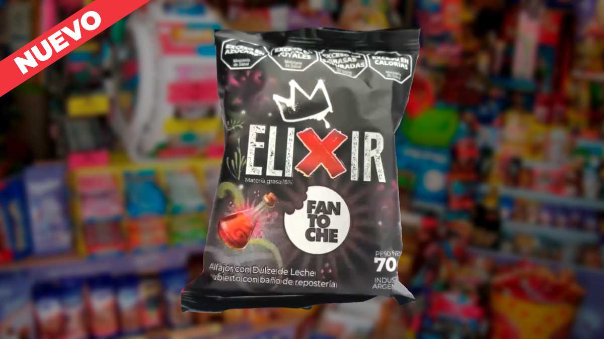 Nuevo alfajor ELIXIR de Fantoche: puro dulce de leche