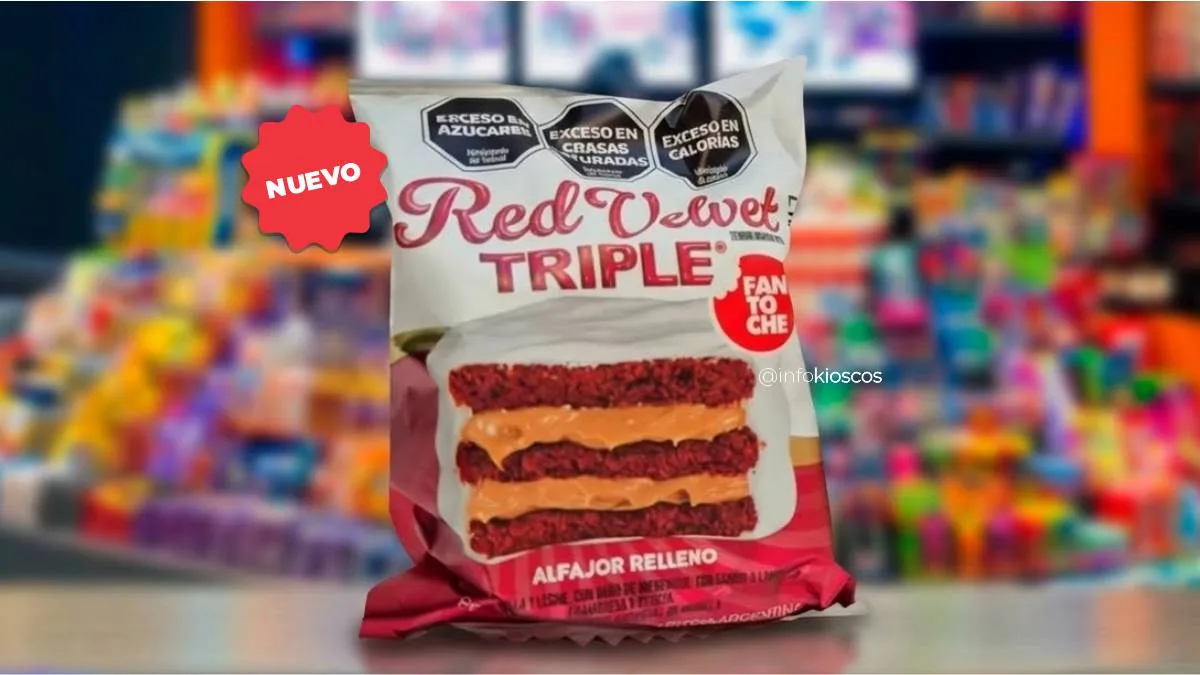 Fantoche revoluciona el mercado con el nuevo alfajor Red Velvet Triple