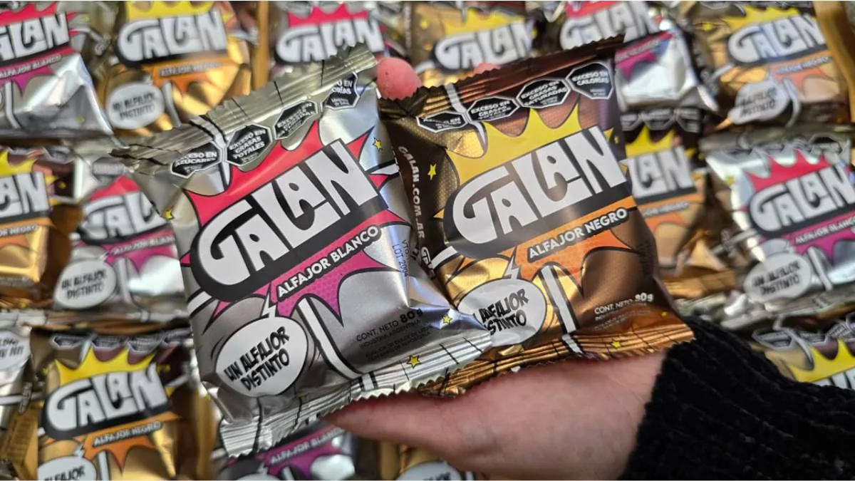 Galán: El nuevo alfajor de 80 gramos que promete romper el molde