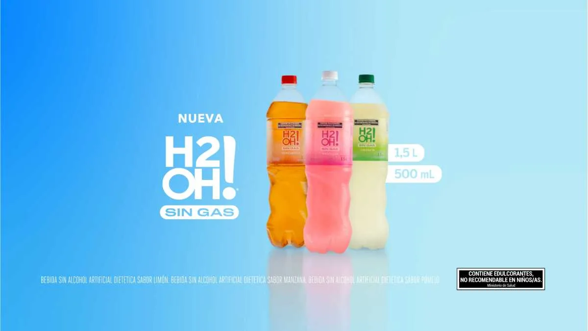 ¡Lanzamiento de la nueva H2OH! sin gas: ¡El sabor de siempre con un giro refrescante!