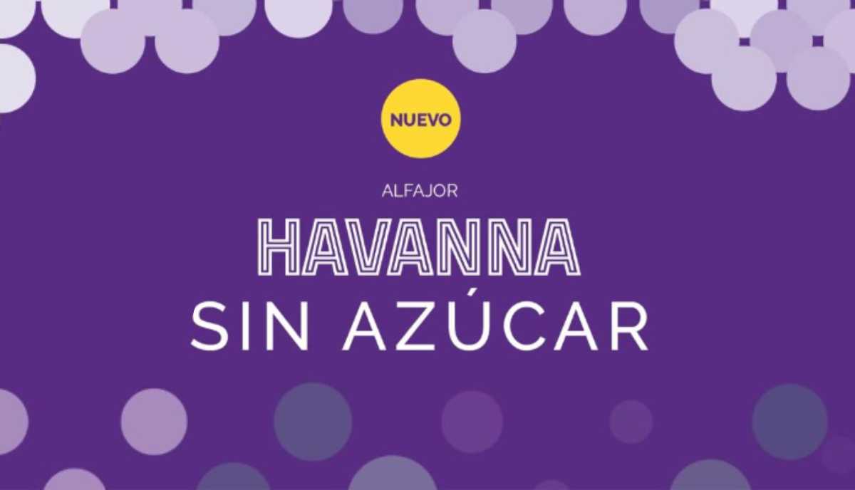 Havanna lanza su NUEVO alfajor sin azúcar con el sabor clásico