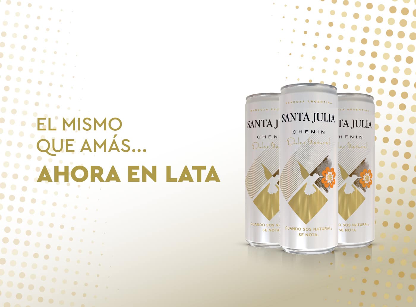Nuevas latas Santa Julia Chenin Dulce Natural