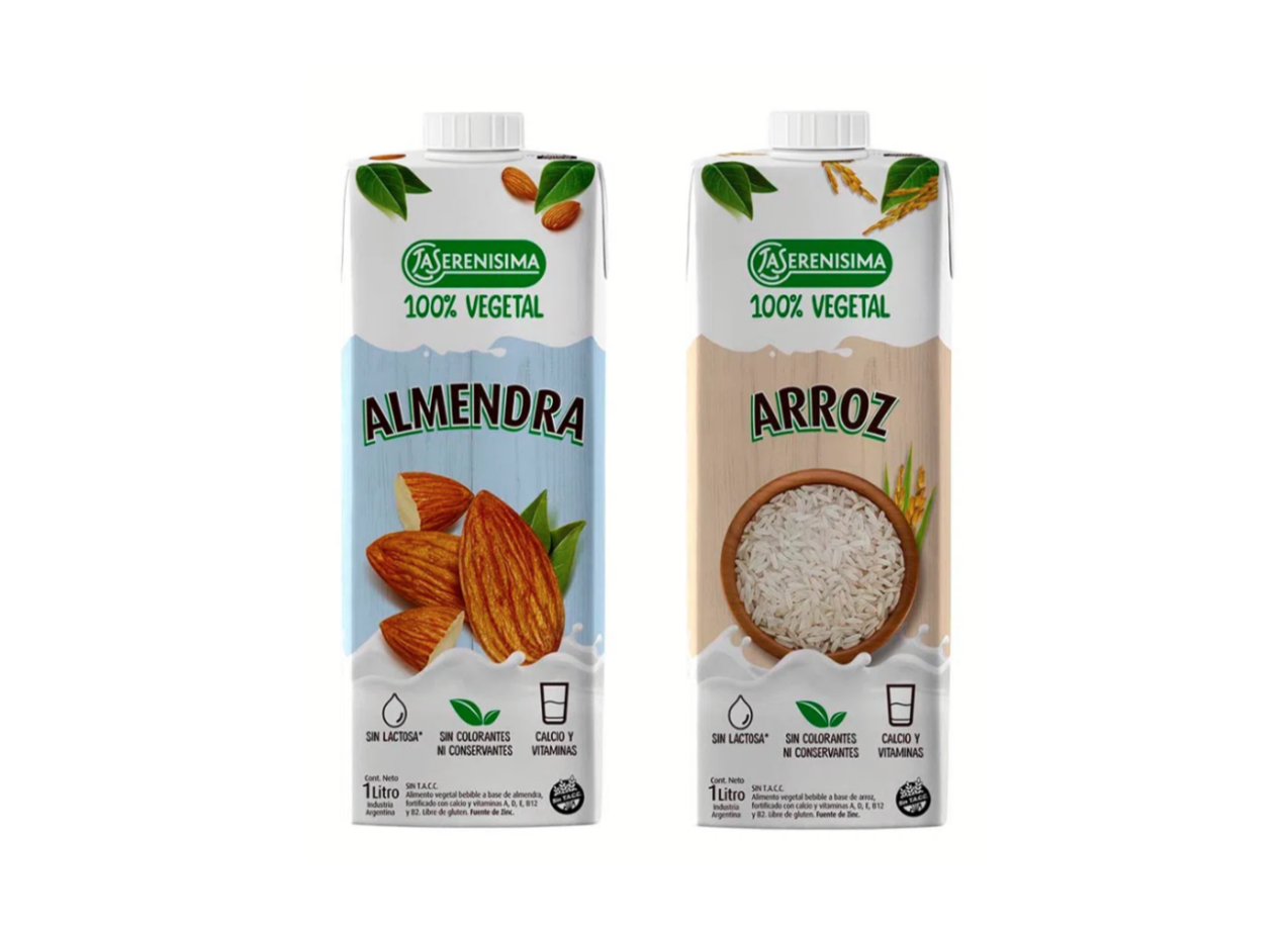 Nuevas Leches Vegetales La Serenisima Almendra Y Arroz Infokioscos