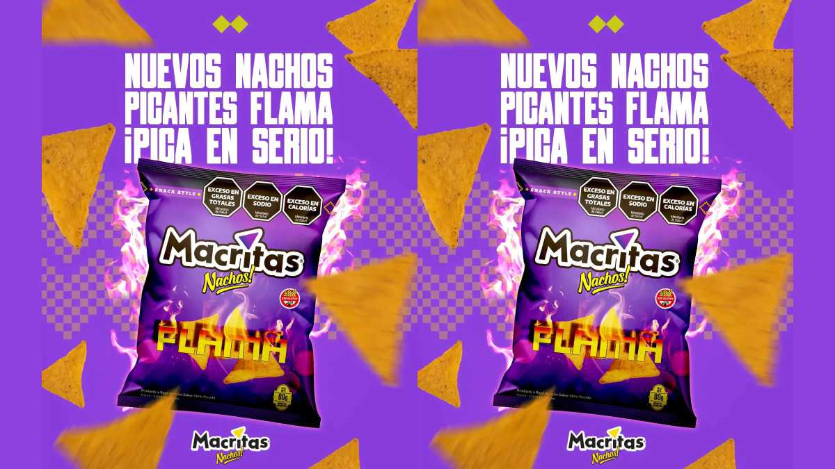 Macritas lanza los nuevos nachos Flama ¡Pican en serio!