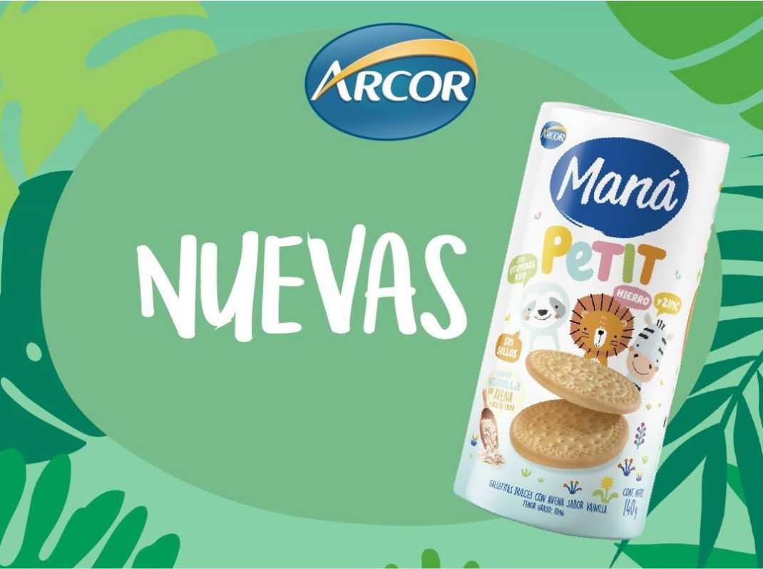 Nuevas galletitas Maná Petit libre de sellos