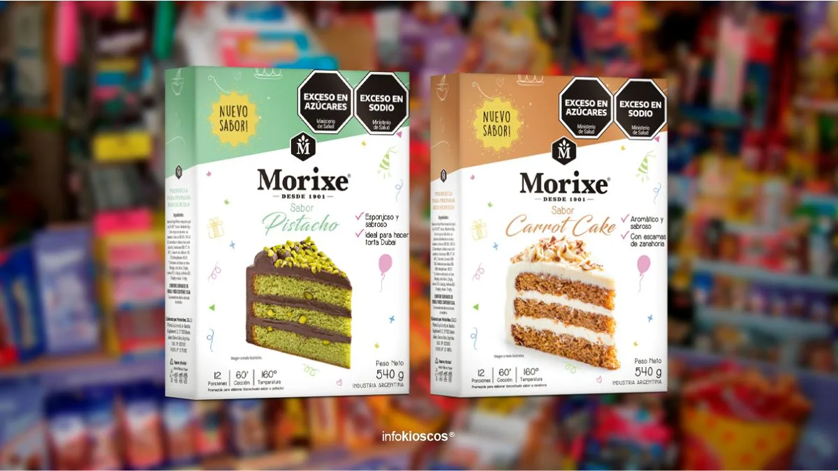 Morixe lanza bizcochuelos de pistacho y carrot cake y revolucionan la repostería casera