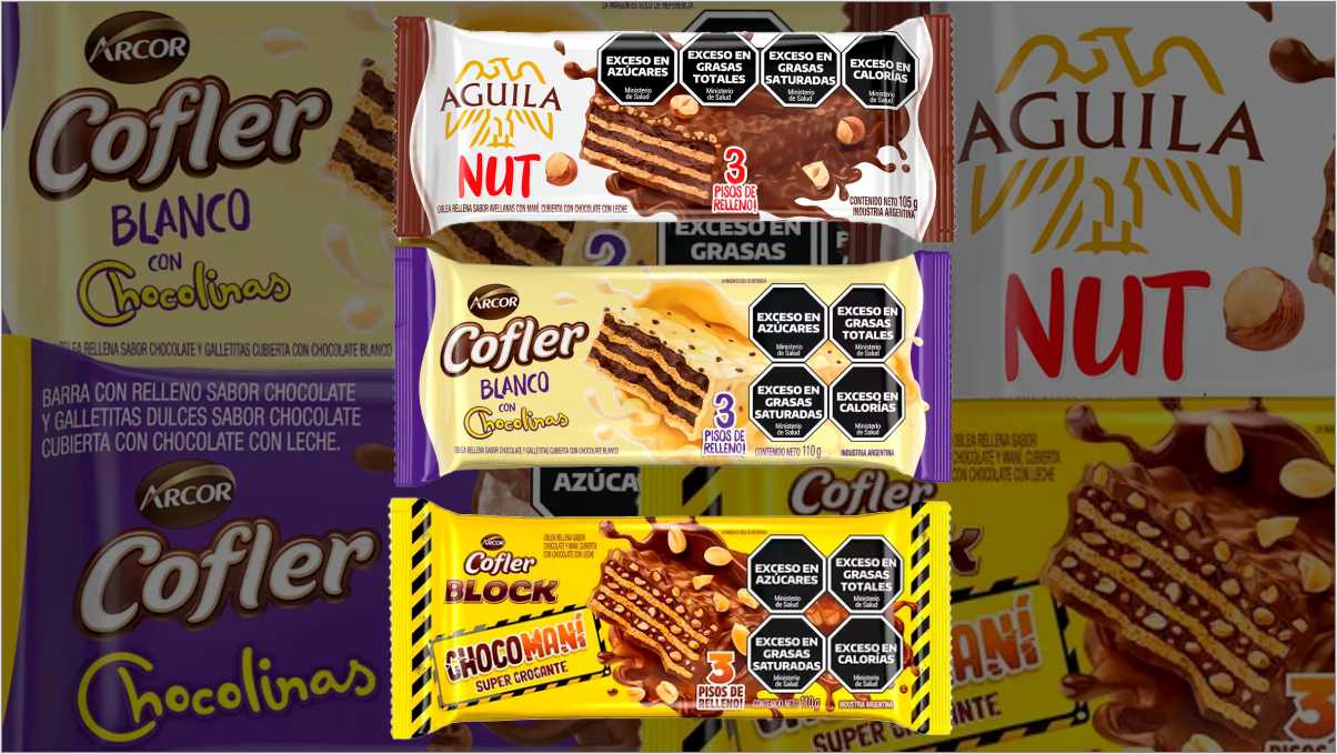 Arcor lanza nuevas obleas: Águila NUT, Chocolinas, Cofler Block